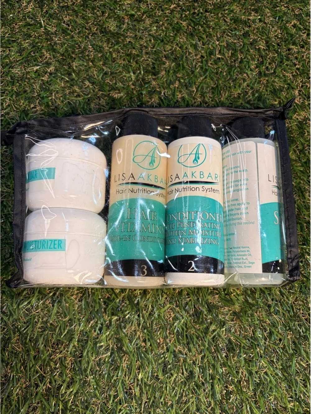 Lisa Akbar Hair Nutrition System Set - Hair Elixir, Shampoo,